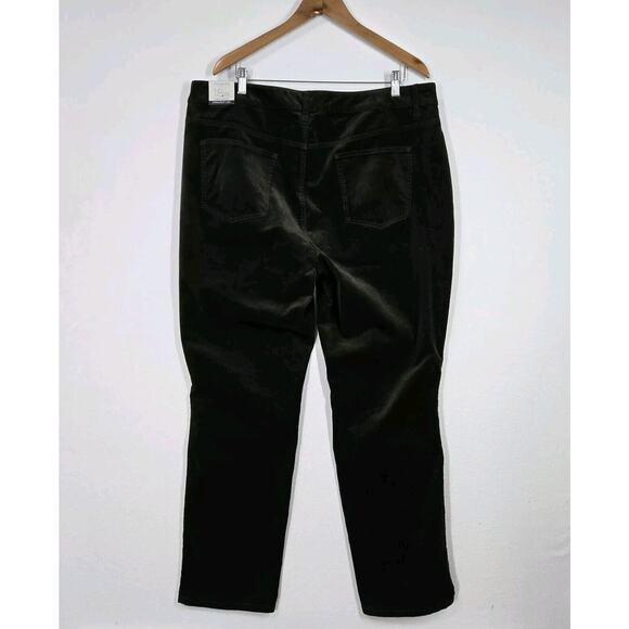 Talbots Simply Flattering Corduroy Jeans 18W Slimming High Waist Straight Leg - Picture 6 of 13